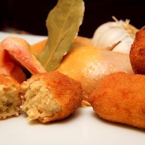 Croqueta de rustido de pollo