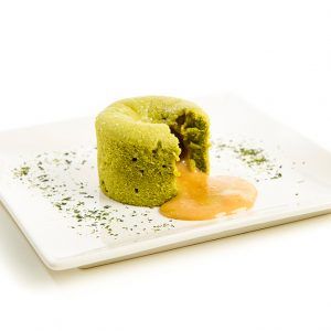 Coulant de Té Matcha y Almendra