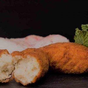 Croqueta de Merluza con Hierbabuena
